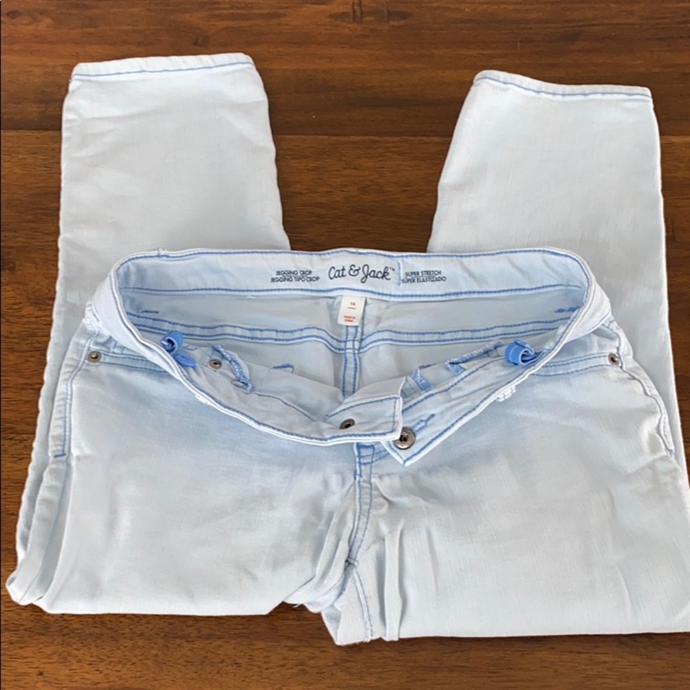 Cat & Jack jegging crop super stretch size 14